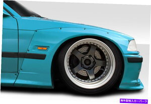 �C�O�� �G�A���p�[�c 92-98 BMW 3�V���[�YM3 E36 2DR�T�[�L�b�g�t�����g�t�F���_�[�t���A4�s�[�X113442 FOR 92-98 BMW 3 Series M3 E36 2DR Circuit Front Fender Flares 4 Piece 113442