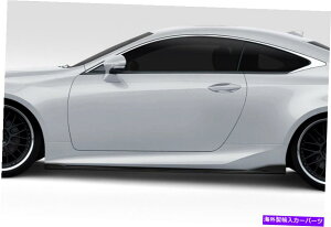 CO GAp[c 15-18NTXRCV[YRC200T RC350 SBZTChXJ[gXvb^[117003 FOR 15-18 Lexus RC Series RC200T RC350 SBZ Side Skirt Splitters 117003