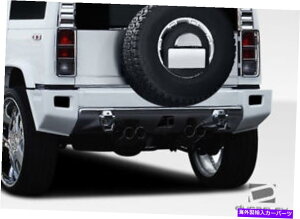 CO GAp[c 03-09n}[H2 BR-NAop[GNXeV107746 FOR 03-09 Hummer H2 BR-N Rear Add On Bumper Extensions 107746