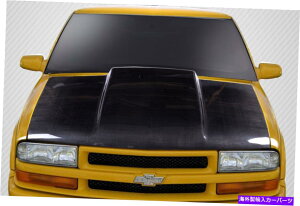 �C�O�� �G�A���p�[�c 94-04 S10�\�m�}95-04�u���U�[95-01�W�~�[�J�[�{���t�@�C�o�[�J�E���t�[�h115430 FOR 94-04 S10 Sonoma 95-04 Blazer 95-01 Jimmy Carbon Fiber Cowl Hood 115430�y���s�A���i�z