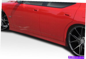 CO GAp[c 06-10_bW[dwLbgTChXJ[g2pc 113291 FOR 06-10 Dodge Charger Hellcat Side Skirts 2pc 113291