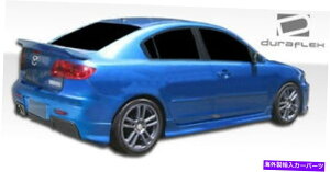 CO GAp[c 04-09}c_3 I-SPECTChXJ[gbJ[pl2PC 104481 FOR 04-09 Mazda 3 I-Spec Side Skirts Rocker Panels 2pc 104481