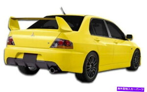 海外製 エアロパーツ 03-06ランサーエボリューション8 9 MRエディションリアバンパー104457 FOR 03-06 Lancer Evolution 8 9 MR Edition Rear Bumper 104457