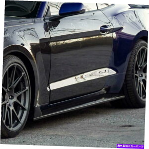 CO GAp[c 15-19tH[h}X^OGT350 AC-SS15FDMU-GR̃J[{t@Co[bJ[ Carbon Fiber Rockers FOR 15-19 FORD MUSTANG GT350 AC-SS15FDMU-GR