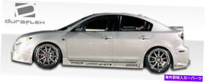 海外製 エアロパーツ 04-09マツダ3 B-2サイドスカートロッカーパネル2PC 100564 FOR 04-09 Mazda 3 B-2 Side Skirts Rocker Panels 2pc 100564