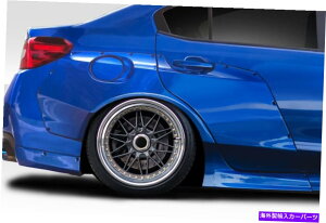 海外製 エアロパーツ 15-21のスバルWRX RBSリアフェンダーフレア4 PC 116704 FOR 15-21 Subaru WRX RBS Rear Fender Flares 4 PC 116704