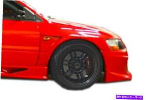 海外製 エアロパーツ 03-06ランサーエボリューション8 9 VT-Xワイドボディフロントフェンダー2PC 107215 FOR 03-06 Lancer Evolution 8 9 VT-X Wide Body Front fenders 2pc 107215