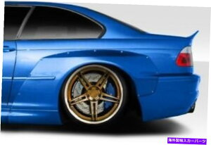 CO GAp[c 01-06 BMW M3 E46T[LbgAtF_[tA2s[X113450 FOR 01-06 BMW M3 E46 Circuit Rear Fender Flares 2 Piece 113450