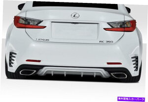 CO GAp[c 15-18NTXRCV[YRC200T RC350 SBZAfBt[U[117005 FOR 15-18 Lexus RC Series RC200T RC350 SBZ Rear Diffuser 117005