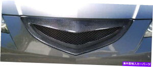 CO GAp[c 04-09}c_3 4DRJ[{t@Co[I[v}EXO105030 FOR 04-09 Mazda 3 4DR Carbon Fiber Open Mouth Grille 105030