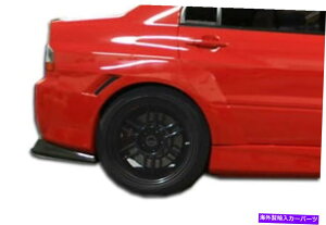 海外製 エアロパーツ 03-06ランサーエボリューション8 9 VT-Xワイドボディリアフェンダーフレア2PC 107216 FOR 03-06 Lancer Evolution 8 9 VT-X Wide Body Rear Fender Flares 2pc 107216