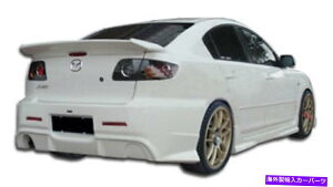 CO GAp[c 04-09}c_3 4DR I-SpecAop[104480 FOR 04-09 Mazda 3 4DR I-Spec Rear Bumper 104480