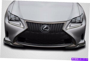 CO GAp[c 14-18NTXRCV[YRC200T RC350J[{t@Co[EBStgXvb^[115803 FOR 14-18 Lexus RC Series RC200T RC350 Carbon Fiber EBS Front Splitters 115803