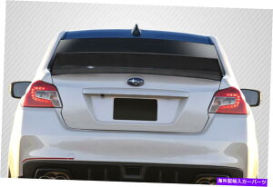 CO GAp[c 15-20̃XoWRXJ[{t@Co[_bNrAEBOX|C[115384 FOR 15-20 Subaru WRX Carbon Fiber Duckbill Rear Wing Spoiler 115384