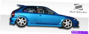 CO GAp[c 96-00z_VrbN2DR/HB{o[TChXJ[gbJ[pl101719 FOR 96-00 Honda Civic 2DR/HB Bomber Side Skirts Rocker Panels 101719