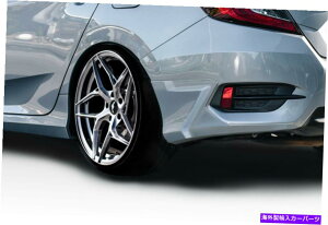 CO GAp[c 16-21z_VrbN4DR HFPbNAbv2PC 116279ɕ\ FOR 16-21 Honda Civic 4DR HFP Look Rear Lip Add On 2PC 116279