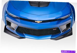 CO GAp[c 16-18̃V{[J}V8ObhtgXvb^[2PC 113016 FOR 16-18 Chevy Camaro V8 Grid Front Splitters 2pc 113016