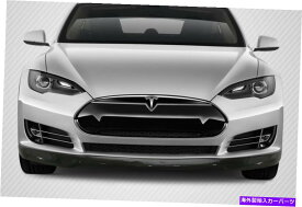 海外製 エアロパーツ 12-16のテスラモデルSカーボンファイバーUtechフロントリップスポイラー113551 FOR 12-16 Tesla Model S Carbon Fiber UTech Front Lip Spoiler 113551