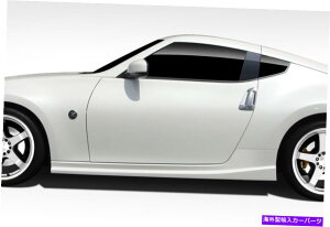 CO GAp[c 09-17Y370Z N-4TChXJ[gbJ[pl2s[X112102 FOR 09-17 Nissan 370Z N-4 Side Skirt Rocker Panels 2 Piece 112102