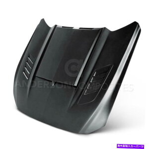 CO GAp[c 15-17tH[h}X^OGAAC-HD15FDMU-AB-GF̃OXt@Co[t[h Fiberglass Hood FOR 15-17 FORD MUSTANG RAM AIR AC-HD15FDMU-AB-GF