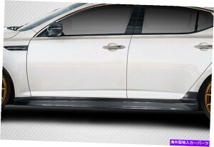 CO GAp[c 11-13Kia optimaJ[{t@Co[CPRTChXJ[gbJ[pl2pc 116247 FOR 11-13 Kia Optima Carbon Fiber CPR Side Skirts Rocker Panels 2PC 116247