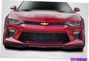 CO GAp[c 16-18̃V{[J}V8J[{t@Co[A[ZitgbvX|C[3PC 113398 FOR 16-18 Chevy Camaro V8 Carbon Fiber Arsenal Front Lip Spoiler 3pc 113398