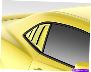 CO GAp[c 10-15̃V{[J}[T[̑[o[2pc 109695 FOR 10-15 Chevy Camaro Racer Window Scoops Louvers 2pc 109695