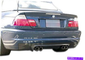 CO GAp[c 01-06 BMW M3 E46 2DRJ[{t@Co[CSLbNAfBt[U[105347 FOR 01-06 BMW M3 E46 2DR Carbon Fiber CSL Look Rear Diffuser 105347