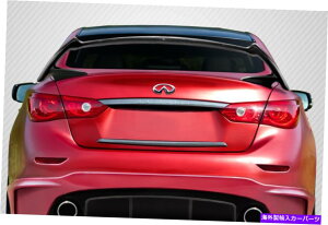 CO GAp[c 14-18̃CtBjeBQ50J[{t@Co[CpXAEBO113540 FOR 14-18 Infiniti Q50 Carbon Fiber Impulse Rear Wing 113540