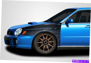 海外製 エアロパーツ 02-03 Subaru Impreza WRX STIカーボンファイバーGTコンセプトフェンダー2PC 115462 FOR 02-03 Subaru Impreza WRX STI Carbon Fiber GT Concept Fenders 2PC 115462