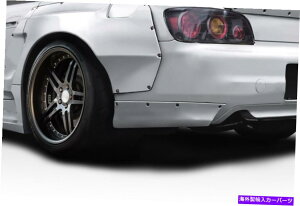 海外製 エアロパーツ 00-09ホンダS2000 TKO RBSリアアドオンスパットエクステンション2PC 114873 FOR 00-09 Honda S2000 TKO RBS Rear Add Ons Spat Extensions 2PC 114873