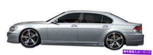 CO GAp[c 02-08 BMW 7V[YE66E^GXVER 1TChXJ[gbJ[pl106905 FOR 02-08 BMW 7 Series E66 Urethane Eros VER 1 Side Skirts Rocker Panels 106905