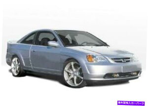 CO GAp[c 2001N2003Ñz_VrbN2DR 890544̋ɒ[7PCtF_[tAZbg EXTREME 7PC FENDER FLARE SET FOR 2001-2003 Honda Civic 2dr 890544