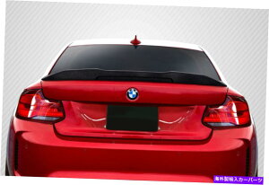 海外製 エアロパーツ 14-20 BMW 2シリーズF22 F87カーボンファイバー対リアウィングスポイラー115608 FOR 14-20 BMW 2 Series F22 F87 Carbon Fiber Versus Rear Wing Spoiler 115608