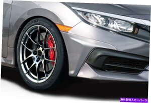 CO GAp[c 16-18̃z_VrbN2DR 4DR HFPbNtgbv2PC 116277ɒǉ FOR 16-18 Honda Civic 2DR 4DR HFP Look Front Lip Add On 2PC 116277