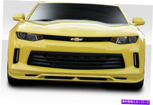 �C�O�� �G�A���p�[�c 16-18�V�{���[�J�}��V6���[�T�[�t�����g���b�v�X�|�C���[113400 FOR 16-18 Chevrolet Camaro V6 Racer Front lip Spoiler 113400