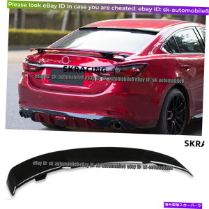 CO GAp[c }c_6AeUZ_2020- 2021Ae[gNX|C[EBObvgAu Fits Mazda 6 Atenza Sedan 2020- 2021 Rear Tail Trunk Spoiler Wing Lip Trim ABS
