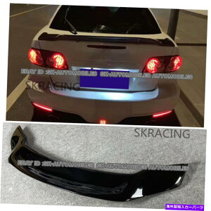 CO GAp[c 2003N2008Ñ}c_6OXubNAgNbvX|C[EBORX^C For 2003-2008 Mazda 6 Gloss Black Rear Trunk Lip Spoiler Wing R Style