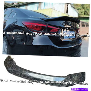 CO GAp[c }c_6AeUZ_2014-2020bJ[{t@Co[AgNX|C[EBO For Mazda 6 Atenza Sedan 2014-2020 Forged Carbon Fiber Rear Trunk Spoiler Wing
