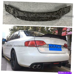 海外製 エアロパーツ 09-12のアウディA4 B8セダンハイキックダックビル鍛造カーボンファイバートランクスポイラー FOR 09-12 AUDI A4 B8 SEDAN HIGHKICK DUCKBILL FORGED CARBON FIBER TRUNK SPOILER