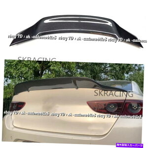 CO GAp[c 2019-2021}c_3 4DRZ_̂߂̖{̃J[{t@Co[AgNX|C[EBObv Real Carbon fiber Rear Trunk Spoiler Wing Lip For 2019-2021 Mazda 3 4dr Sedan