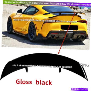 CO GAp[c ̂鍕AgNX|C[EBOGTX^C̓g^XvA90 A91 MK5ɓK܂ Glossy Black Rear Trunk Spoiler Wing GT STYLE Fits For Toyota Supra A90 A91 MK5