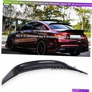 CO GAp[c xcW117 CLA25550 CLA45 13-19p̃AJ[{AgNX|C[W Real Carbon Rear Trunk Spoiler Lid Wing For Benz W117 CLA200 CLA250 CLA45 13-19