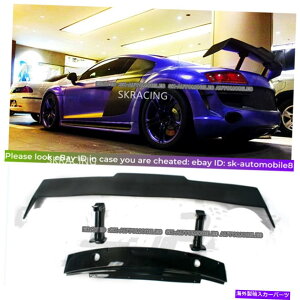 CO GAp[c AEfBR8 GT V8 V10 2008-2015AgNX|C[bvbhEBOAJ[{ɓKĂ܂ Fit for Audi R8 GT V8 V10 2008-2015 Rear Trunk Spoiler Lip Lid Wing Real Carbon