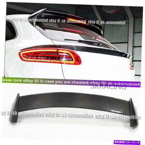 CO GAp[c |VF}JSUVX|[c2014-2021J[{t@Co[AgNX|C[[tEBO For Porsche Macan SUV Sport 2014-2021 Carbon Fiber Rear Trunk Spoiler Roof Wing