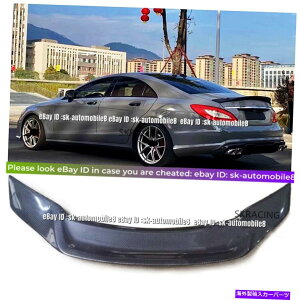 CO GAp[c Benz CLSNXW218 CLS63 AMG 12-17ɃtBbgJ[{t@Co[AgNX|C[EBO Carbon Fiber Rear Trunk Spoiler Wing Fit For Benz CLS Class W218 CLS63 AMG 12-17