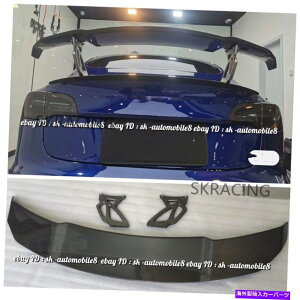 CO GAp[c 17-22eXf3̂߂̖{̃J[{t@Co[gNX|C[AEBOGTX^C Real Carbon Fiber Trunk Spoiler Rear Wing GT Style For 17-22 Tesla Model 3