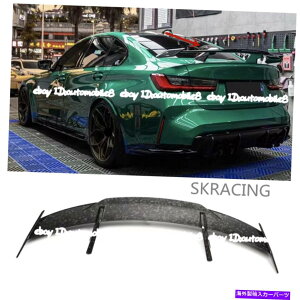 CO GAp[c BMW M3 G20 330 M340 G80Z_AgNEBOGTX^Cp̋UYf@ Forged Carbon Fiber For BMW M3 G20 330 M340 G80 Sedan Rear Trunk Wing GT Style