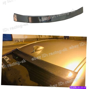 �C�O�� �G�A���p�[�c ���N�T�XES250 300H 2019-2021�p�̖{���̃J�[�{���t�@�C�o�[�����̃l�^�o���e�[�����b�v�E�B���O�o�[ Real Carbon Fiber Roof Spoiler Tail Lip Wing Bar For Lexus ES250 300h 2019-2021