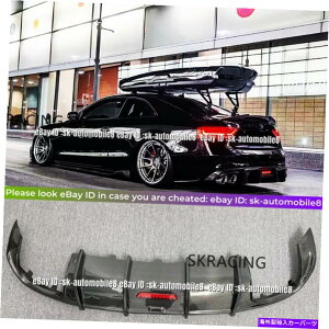 CO GAp[c AEfBA5 S5N[y2008-2011J[{t@Co[Aop[fBt[U[X|C[{fBLbgp For Audi A5 S5 Coupe 2008-2011 Carbon Fiber Rear Bumper Diffuser Spoiler Bodykit